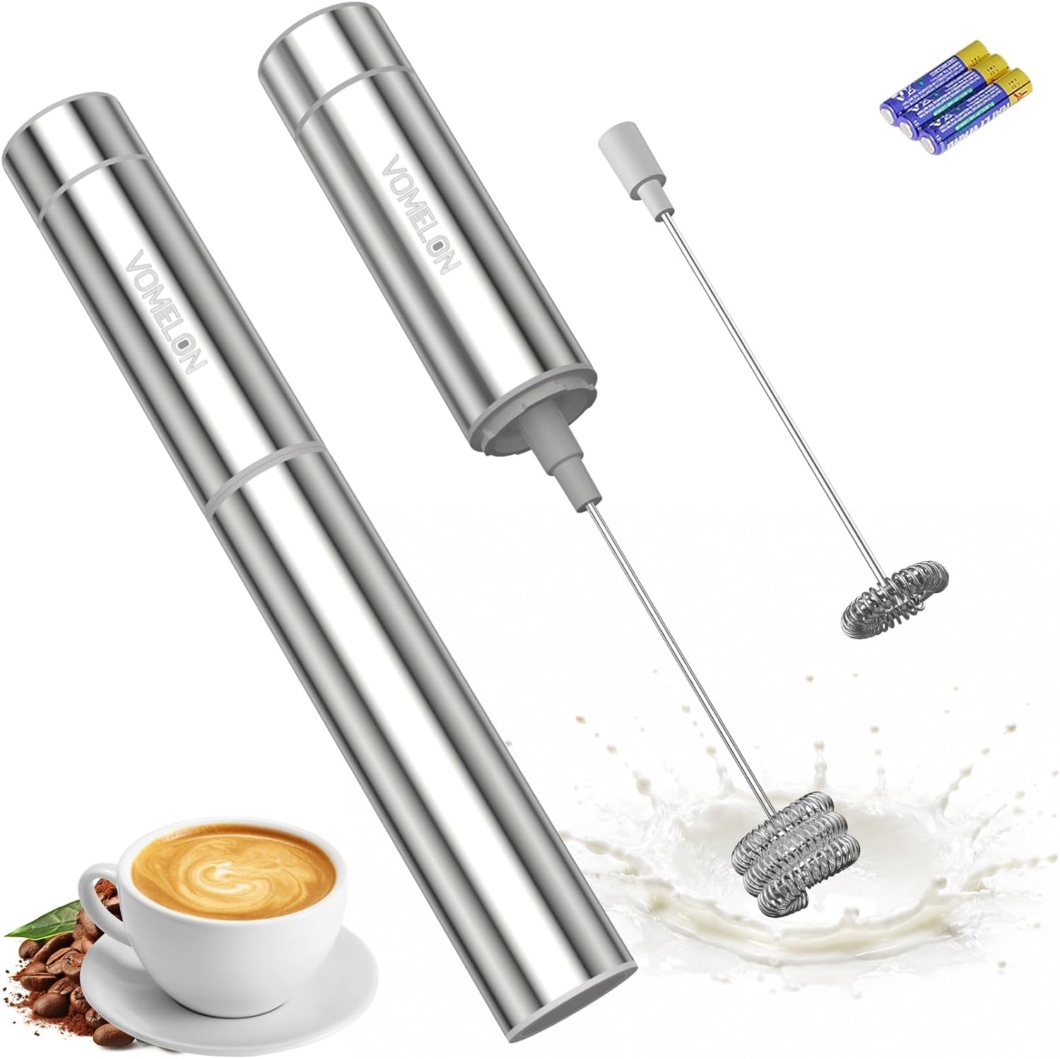 Milk Frother - Mousseur à lait portatif, mousseur à