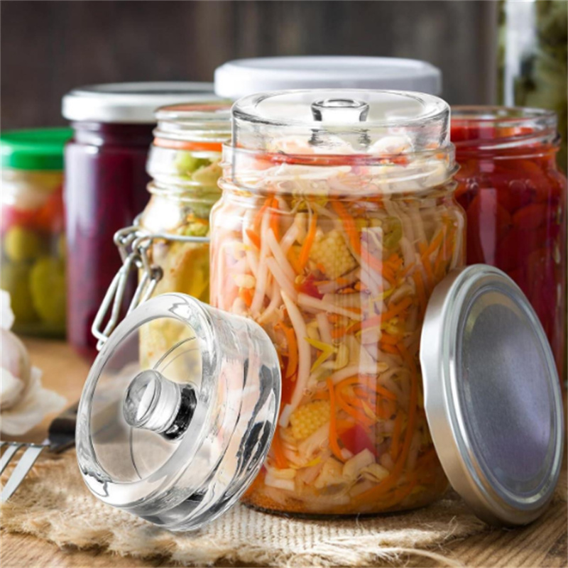 Kitchen Gadgets And Equipment - Poids en verre fermenté transparent avec