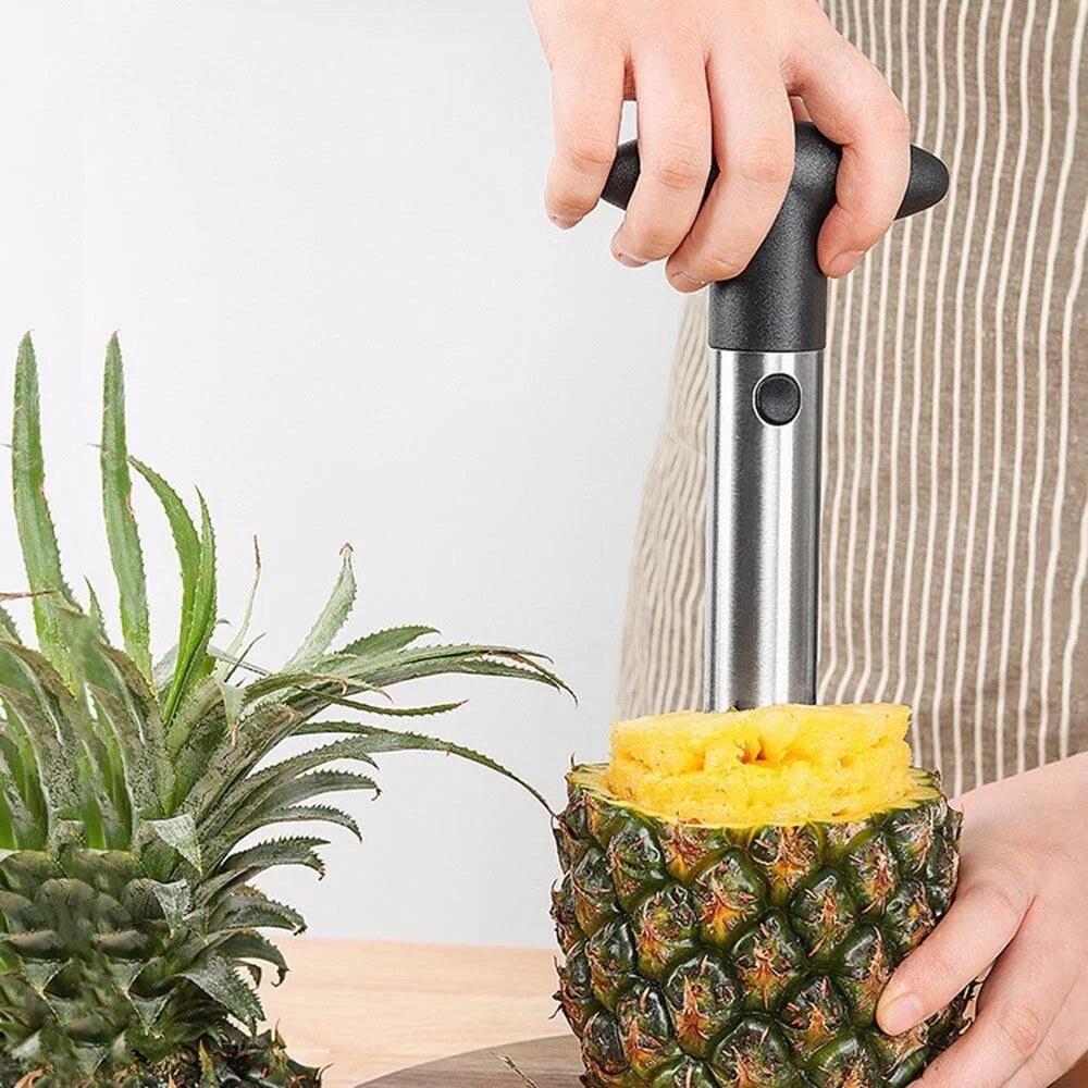 Kitchen Gadgets Smart - Éplucheur d'ananas en acier inoxydable, trancheur