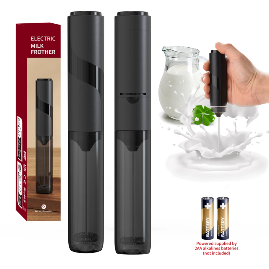 Milk Frother - Mousseur à lait électrique en acier