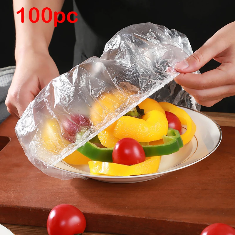 Kitchen Gadgets Smart - Couvercle alimentaire jetable, 100 pièces, emballage