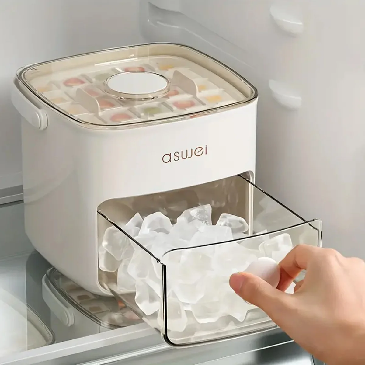Kitchen Gadgets Essential - Machine à glaçons 48 cubes avec