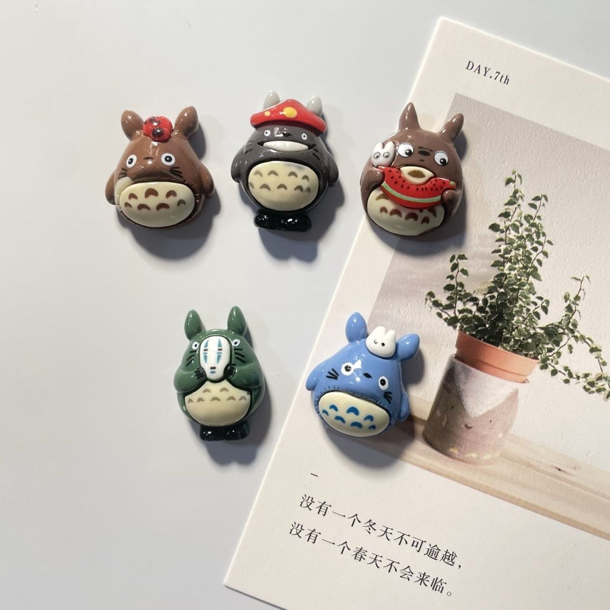 Kitchen Gadgets Wholesale - Aimant de réfrigérateur en résine Totoro