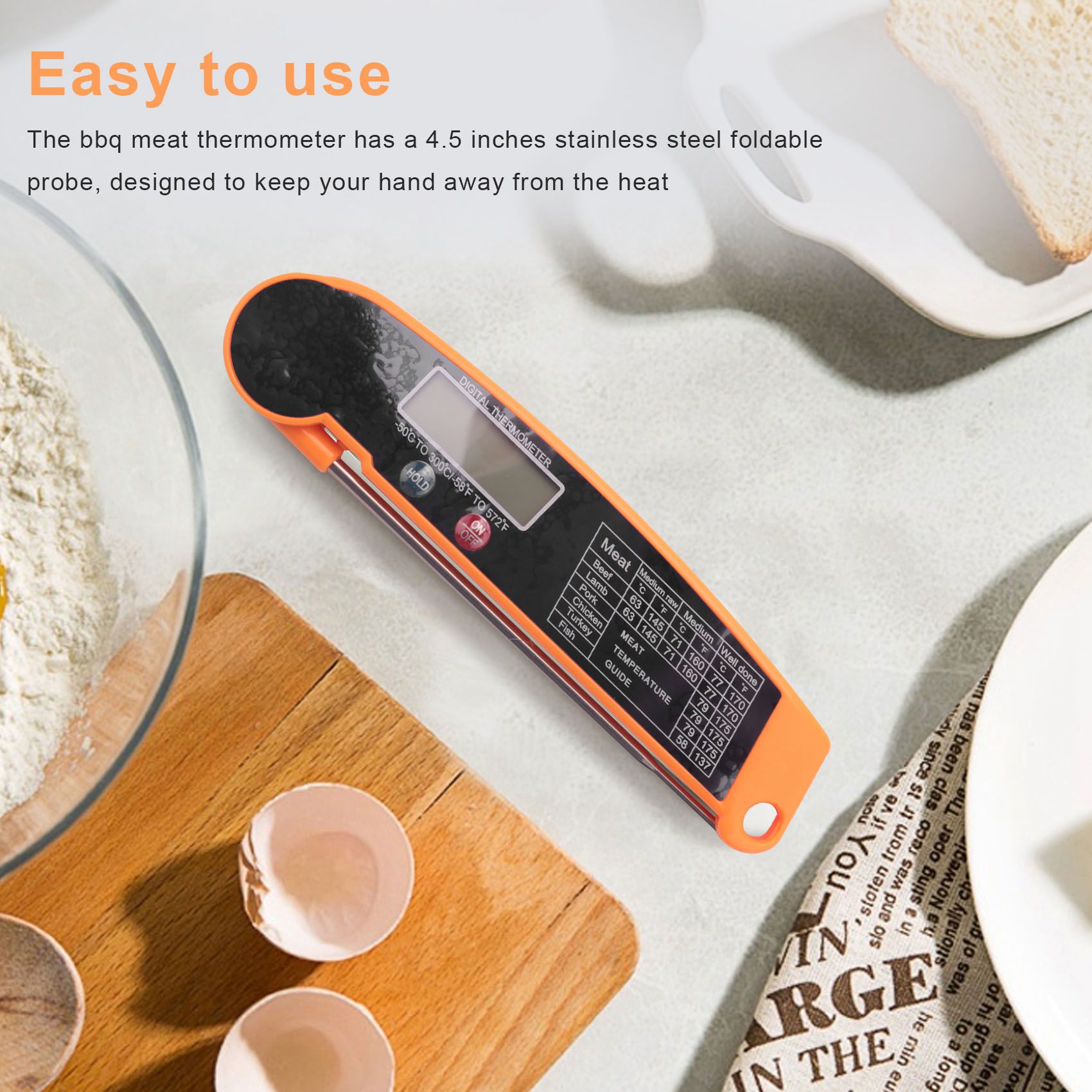 Thermomètre à viande instantan - Instant Read Thermometer avis et prix