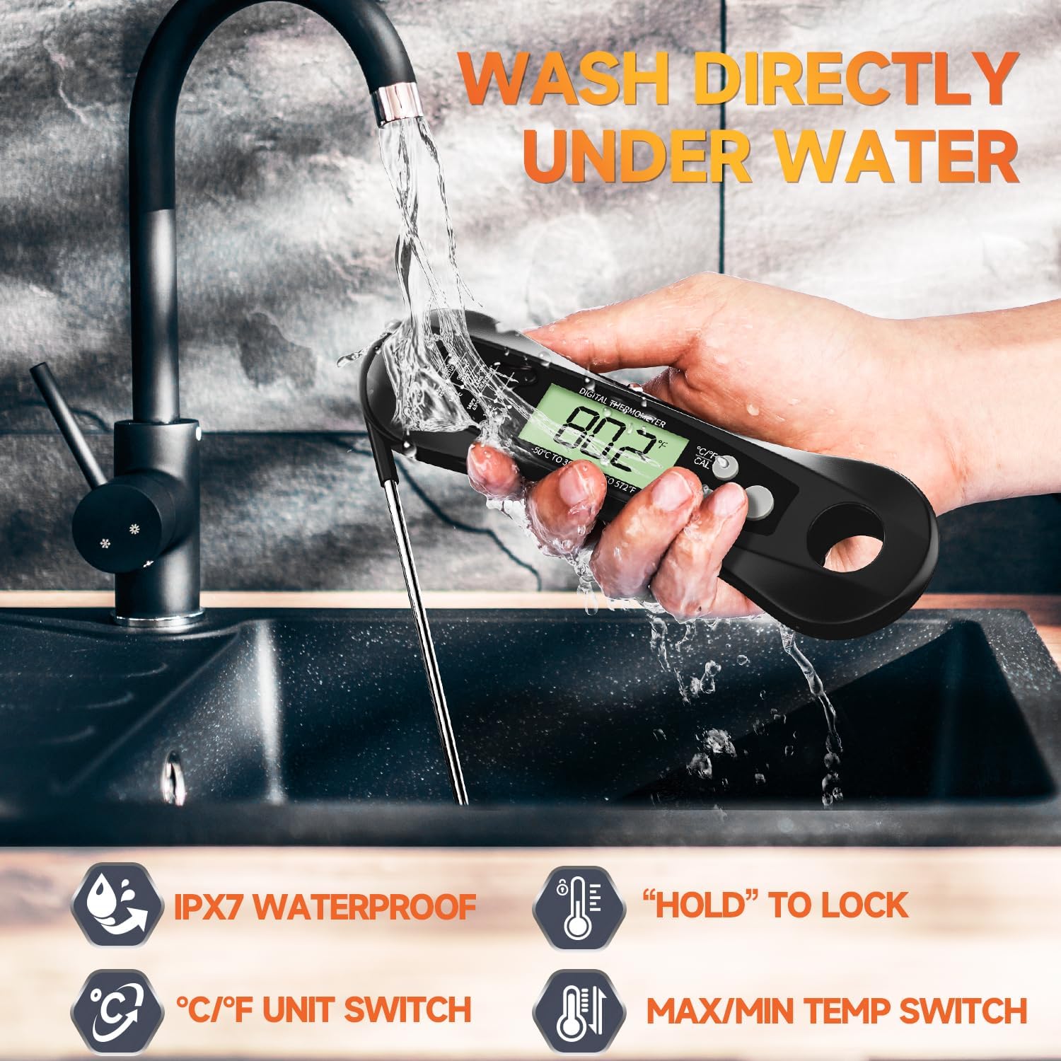 Thermomètre à viande numérique - Instant Read Thermometer avis et prix