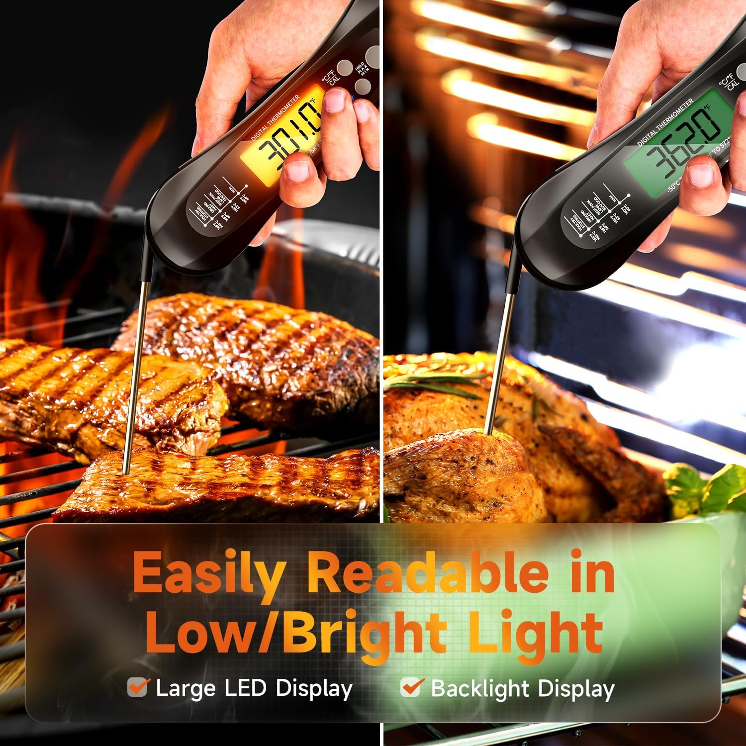 Thermomètre à viande numérique - Instant Read Thermometer avis et prix