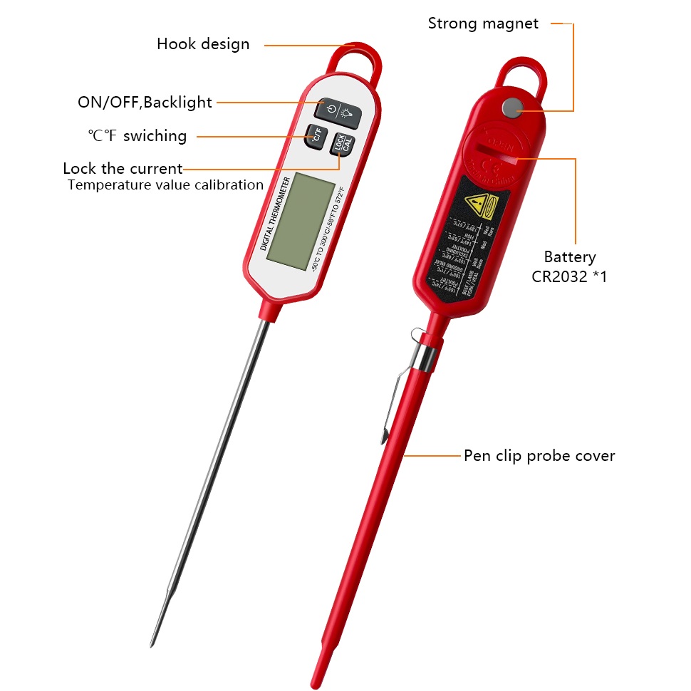Thermomètre à viande numérique - Instant Read Thermometer avis et prix