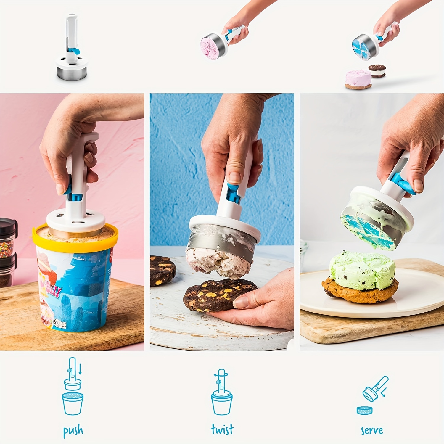 Cuillère à crème glacée ergono - Kitchen Gadgets Essential avis et prix