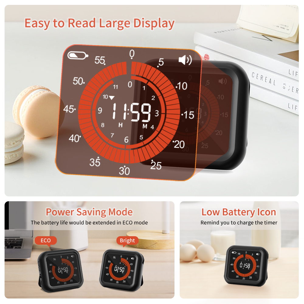 Minuterie visuelle de mode min - Kitchen Gadgets Smart avis et prix