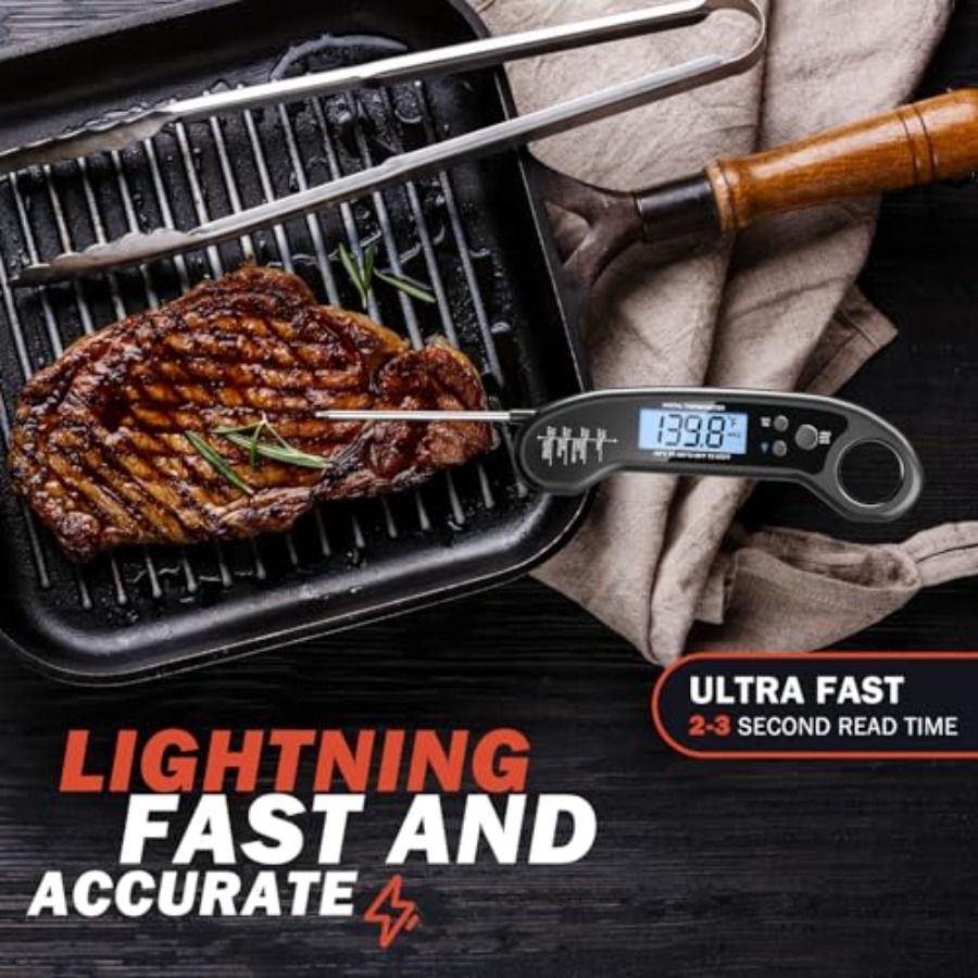 Thermomètre à viande numérique - Instant Read Thermometer avis et prix