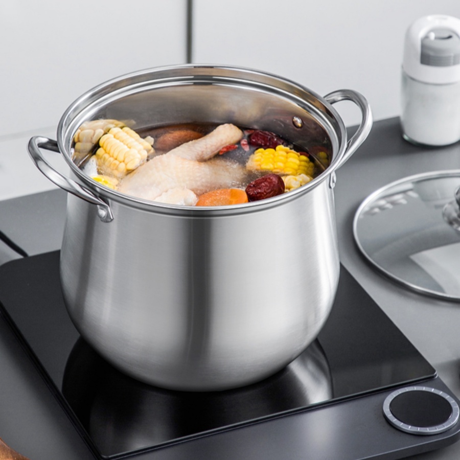 Grand pot en acier inoxydable, - Kitchen Gadgets Essential avis et prix