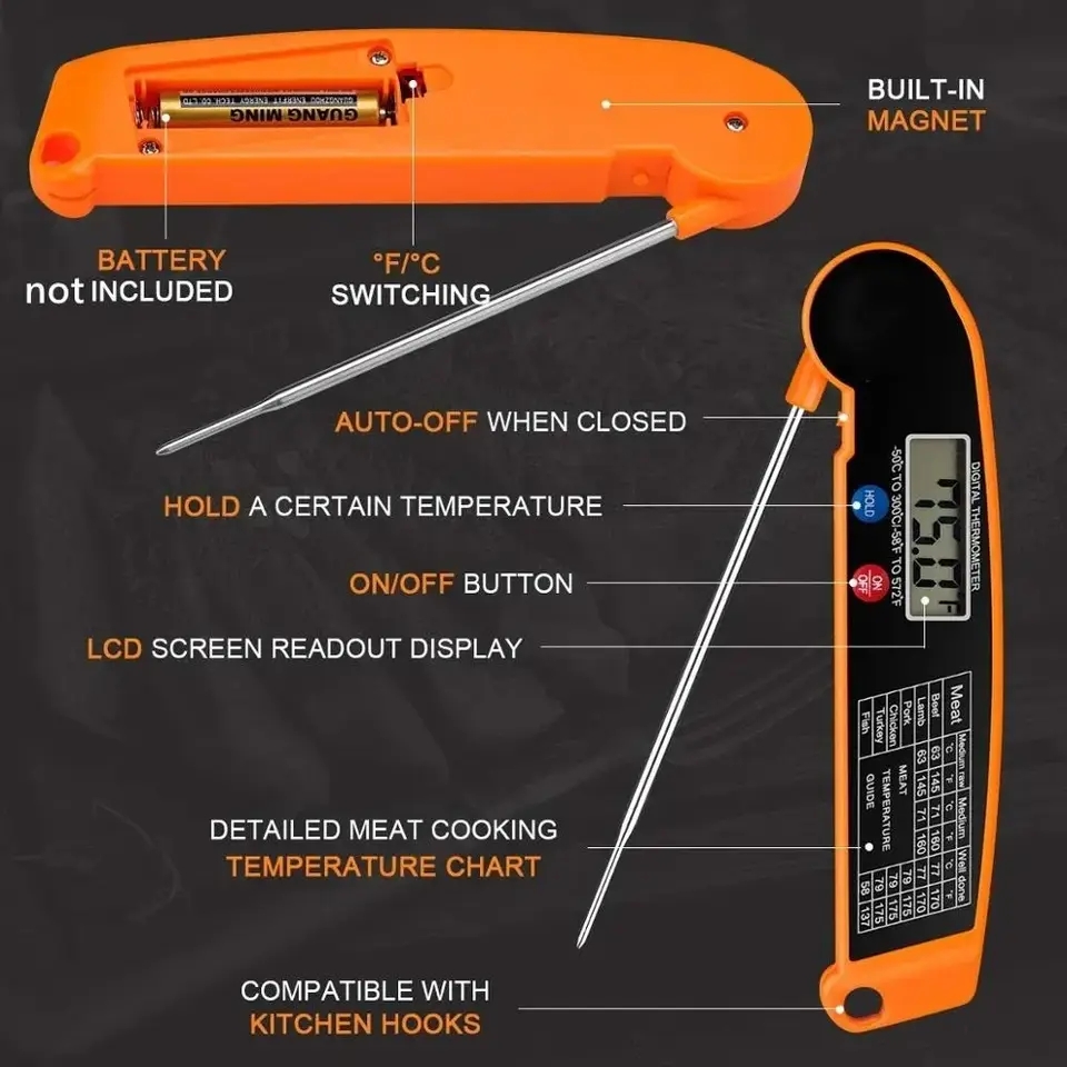 Thermomètre numérique étanche  - Instant Read Thermometer avis et prix