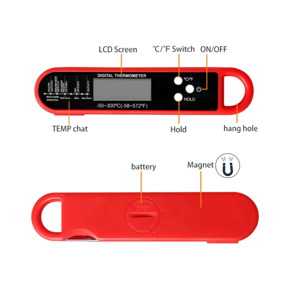 Thermomètre à viande professio - Instant Read Thermometer avis et prix