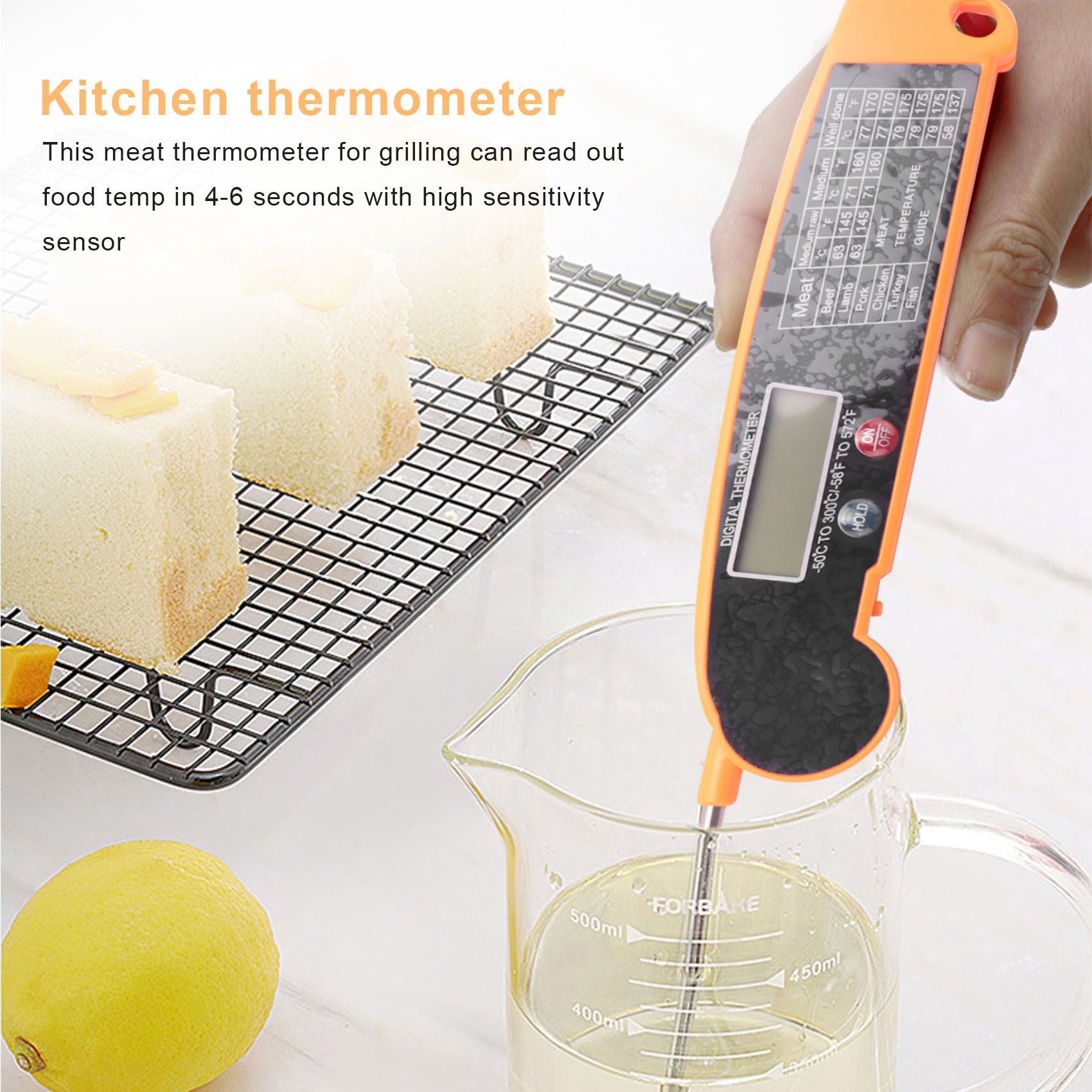 Thermomètre numérique à lectur - Instant Read Thermometer avis et prix